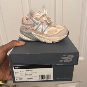 New Balance Kids Sneakers - Pink and Cream